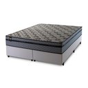 Ver imagem 5 de Conjunto Cama Box Queen c/ Molas Ensacadas Montreal Branco 158x198x64