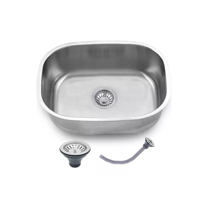 Cuba Pia Cozinha Gourmet 43x37cm Aço Inox 304 Completa com Acessórios Brinovar