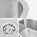 Ver imagem 3 de Cuba Pia Cozinha Gourmet 43x37cm Aço Inox 304 Completa com Acessórios Brinovar