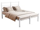 Ver mais imagens de CAMA CASAL CRISTAL FERRO/AÇO COM 3 BARRAS P/ATE 250 KG -SUPER REFORÇADA - BRANCA