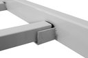 Ver imagem 7 de CAMA CASAL CRISTAL FERRO/AÇO COM 3 BARRAS P/ATE 250 KG -SUPER REFORÇADA - BRANCA