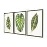 Quadro Folha Trio Tamanho 40x60 3 Peças - 3