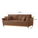 Ver imagem 2 de Sofá Fixo 160 Cm com Braço 10 Cm Brasil Meu Sofá Online