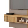 Painel para Sala até 45 Polegadas 119cm Buriti Marrom Amity Shop Jm - 3