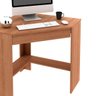 Mesa Escritório Office de Canto Escrivaninha com Gaveta: Amêndoa - 5