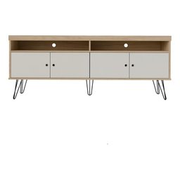 Rack TV 65" 4 Portas Multimóveis CR45170 Carvalho/Off White - 5