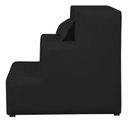 Ver imagem 5 de Escadinha Escada Pet 3 Degraus Rampa para Cama Sofá Suede:Preto/3 Degraus