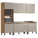 Ver imagem 1 de Cozinha Modulada Firenze FHR001 Amendola Touch Nude Prime Tx - Demóbile