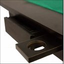 Ver imagem 3 de Mesa de Carteado Sextavada C/ 2 Gavetas e 6 Porta Copos