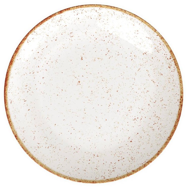 Jogo 12 Pratos Rústicos Tramontina Rasos Marrom em Porcelana 28cm Decorado Jogo 12 Pratos Rústicos Tramontina Rasos Marrom em Porcelana 28cm Decorado