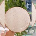 Ver imagem 5 de Jogo 12 Pratos Rústicos Tramontina Rasos Marrom em Porcelana 28cm Decorado