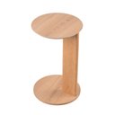 Ver imagem 3 de Mesa Lateral Apoio Sofá Orgânica Chanfrado Pé Madeira Complementos