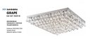 Ver imagem 3 de Plafon Sky3026tr Grape Cromado Cristais Transp Skylight