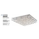 Ver imagem 3 de Plafon Sky3026tr Grape Cromado Cristais Transp Skylight