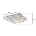 Ver imagem 2 de Plafon Sky3026tr Grape Cromado Cristais Transp Skylight