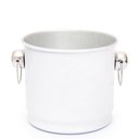 Ver imagem 1 de Balde de Gelo e Cerveja Térmico em Alumínio 12L Grande - Branco