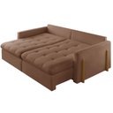 Ver imagem 3 de Sofá Cama Lisboa Retrátil e Reclinável 220cm Braço 10cm Meu Sofá Online