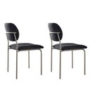 Ver imagem 3 de Conjunto com 2 Cadeiras Metal Marchezine Moderna Mobilia