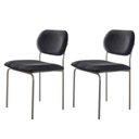Ver imagem 1 de Conjunto com 2 Cadeiras Metal Marchezine Moderna Mobilia