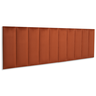 Cabeceira King Modulada Reta Cama Box Veludo Terracota - 1