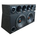 Ver imagem 2 de Caixa Trio Completa 12'' Duto Redondo 2 JBL Multisystem + Corneteira JBL