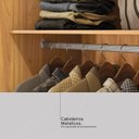 Ver imagem 6 de Guarda Roupa Casal com Espelho 100% MDF 2 Portas de Correr 4 Gavetas London Prime Yescasa Cinamomo/Off White