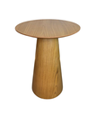 Ver imagem 1 de Mesa Cone de Apoio Tampo 70 cm Altura 70 cm Laminada em Madeira Freijó