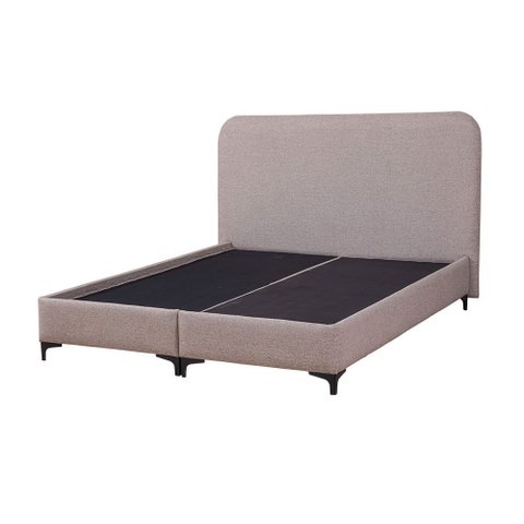 Caixa Box Dual Confort com Cabeceira Bege Escuro 162x200x22