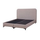 Ver imagem 1 de Caixa Box Dual Confort com Cabeceira Bege Escuro 162x200x22