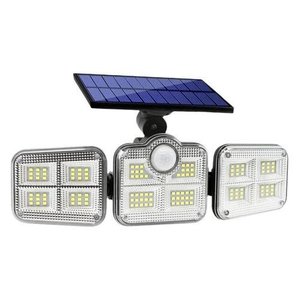 Holofote Led Ecolight Solar com 3 Cabeças 800w