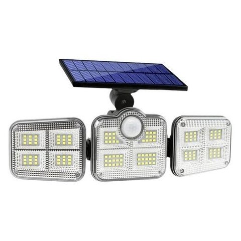 Holofote Led Ecolight Solar com 3 Cabeças 800w