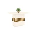 Ver mais imagens de Conjunto Sala de Jantar Tampo Mdf 160 Cm 06 Cadeiras Marilia Casa 812 Nature com Off White e Marrom