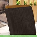 Ver imagem 4 de Conjunto Sala de Jantar Tampo Mdf 160 Cm 06 Cadeiras Marilia Casa 812 Nature com Off White e Marrom
