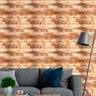 Papel de Parede Auto Adesivo Efeito Madeira Tábua Marrom Clara Vinil Decorado Quarto Cozinha 9m - 2