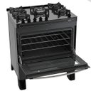 Ver imagem 3 de Fogão 5 Bocas Agile Glass Preto Tripla Chama Bivolt Atlas 5q Agile Glass Pto