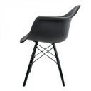 Ver imagem 5 de Kit 2 Cadeiras Polipropileno Dsw Eames Arm Preto