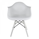 Ver imagem 6 de Kit 4 Cadeiras Polipropileno Eames Arm Dsw Branco