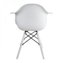 Ver imagem 2 de Kit 4 Cadeiras Polipropileno Eames Arm Dsw Branco