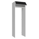 Ver imagem 7 de Porta-geladeira 73 Cm 1 Porta Basculante Branco/preto Glamy Madesa
