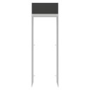Ver imagem 6 de Porta-geladeira 73 Cm 1 Porta Basculante Branco/preto Glamy Madesa