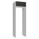 Ver imagem 1 de Porta-geladeira 73 Cm 1 Porta Basculante Branco/preto Glamy Madesa