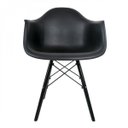 Ver imagem 6 de Kit 4 Cadeiras Polipropileno Eames Arm Dsw Preto
