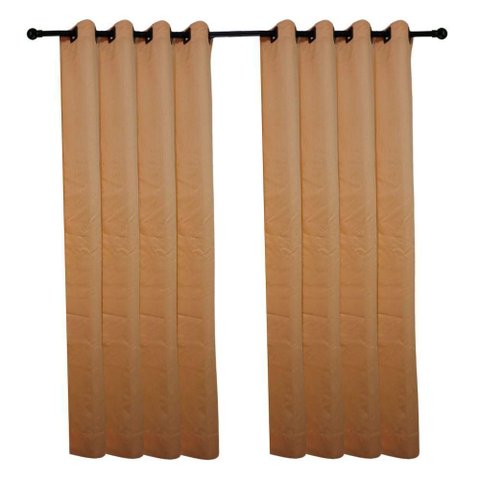 Cortina Tecido Rafia 3,00x2,50 Salmão