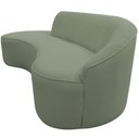 Ver imagem 6 de Sofá Curvo 2 Lugares 150cm Eron Braço Esquerdo Bouclé Verde Claro - Nexta Casa