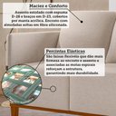 Ver imagem 5 de Sofá Living 2 Lugares com Pés em Madeira Maciça 129cm Estelí Yescasa