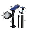 Ver imagem 6 de Luminaria Solar Spot Arandela Led Espeto Sensor Movimento Presença Angulo Ajustavel Parede Jardim Qu