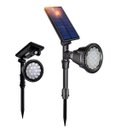 Ver imagem 1 de Luminaria Solar Spot Arandela Led Espeto Sensor Movimento Presença Angulo Ajustavel Parede Jardim Qu