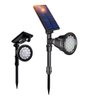 Luminaria Solar Spot Arandela Led Espeto Sensor Movimento Presença Angulo Ajustavel Parede Jardim Qu - 1