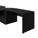 Ver imagem 7 de Espaço de Trabalho em L P/ 2 Pessoas 120cm Pés Painel F5 Cor:preto