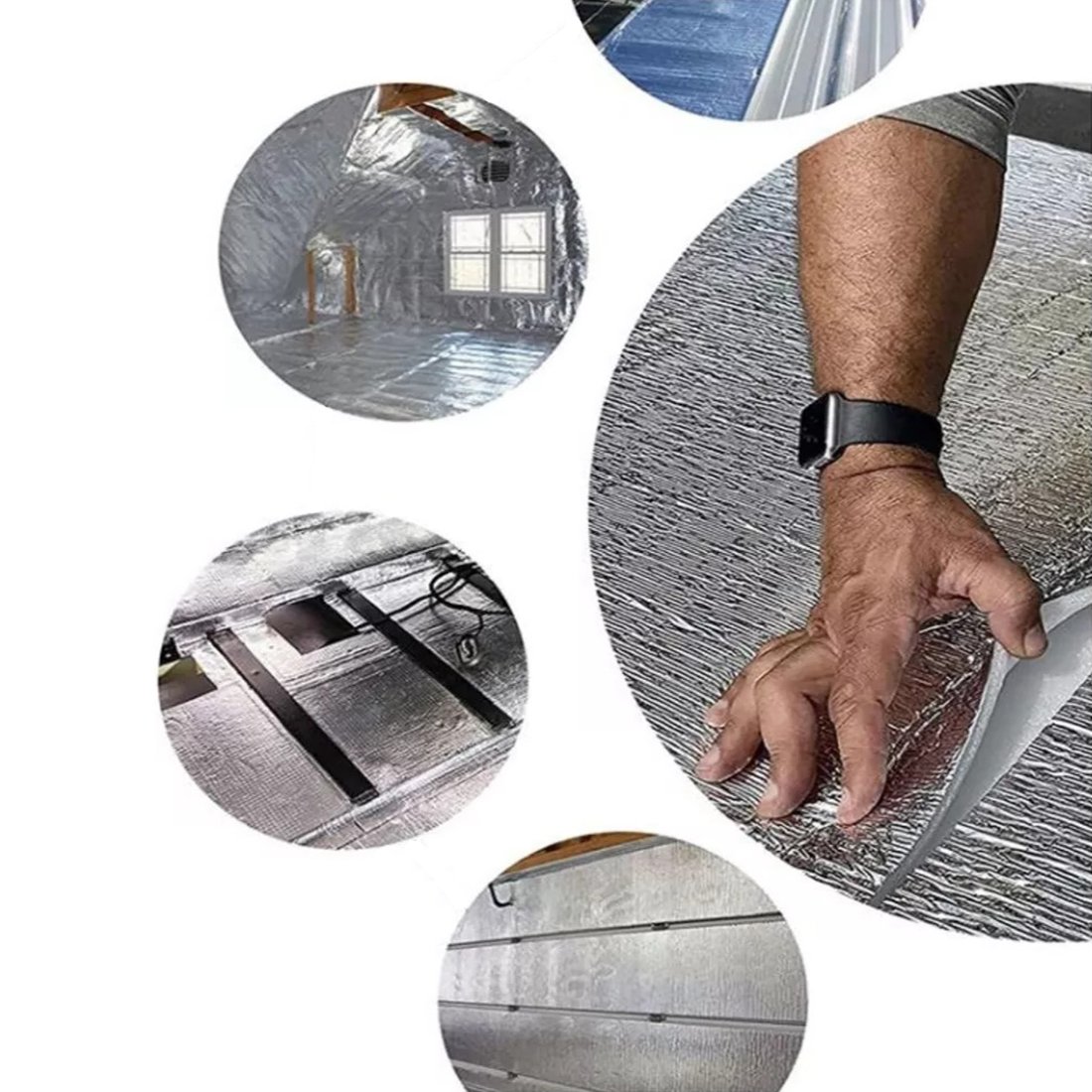 Manta Térmica Etaflon Metalizada Isolante 2mm Venda Metro - 6